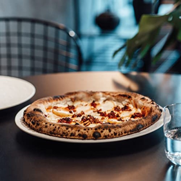 Villeroy & Boch Manufacture Rock Blanc 피자/뷔페 접시, 12.5인치, 화이트