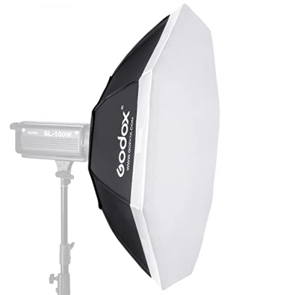 Godox Octagon Softbox 37 인치/95cm 사진 조명 디퓨저 및 수정자, Monolight 사진 스튜디오 스트로브 조명용 Bowens Speedring 마운트 포함