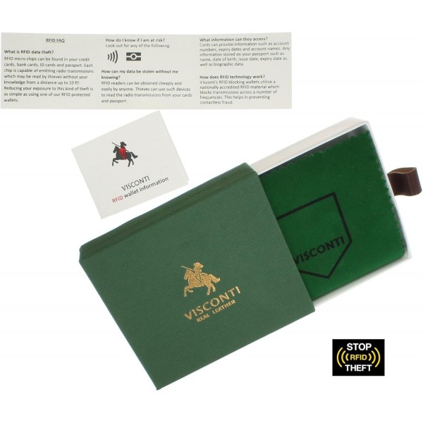 Visconti Tuscany Collection Francesca 지갑, 가죽, RFID 보호 기능 포함 TSC46 So