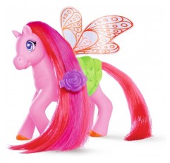Simba 105940142 Sweet Fairies, 성체와 새끼 조랑말, 치마에 클립, 날개, 액세서리 5개, 22cm, 3세 이상 말 놀이