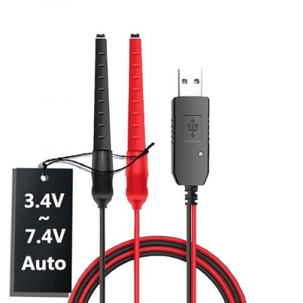 BF-F8HP 양방향 라디오 USB 충전기 워키 토키 배터리 용 범용 3.4V-7.4V 자동 일치 UV-5R UV-82 UV-82HP UV-82RT BF-888S (3.4V-7.4V) 배터리와 호환 가능