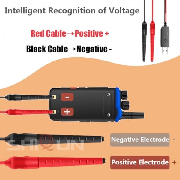 BF-F8HP 양방향 라디오 USB 충전기 워키 토키 배터리 용 범용 3.4V-7.4V 자동 일치 UV-5R UV-82 UV-82HP UV-82RT BF-888S (3.4V-7.4V) 배터리와 호환 가능