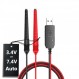 BF-F8HP 양방향 라디오 USB 충전기 워키 토키 배터리 용 범용 3.4V-7.4V 자동 일치 UV-5R UV-82 UV-82HP UV-82RT BF-888S (3.4V-7.4V) 배터리와 호환 가능
