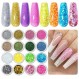 NICOLE DIARY 48 Colors Glitter for Nails, 글리터 파우더 세트 파인 글리터 파우더 글리터 파우더 스팽글 네일 디자인 액세서리 네일 용 글리터 DIY 네일 아트 48 색 글리터 세트