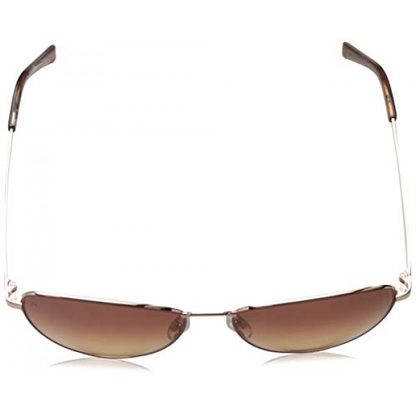 Rodenstock 여성용 Rr106 모던 나비 안경, 스테인리스 스틸 프레임