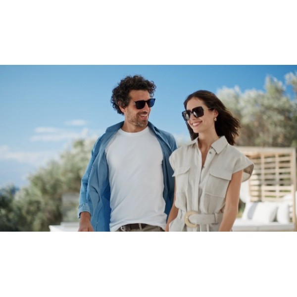 Rodenstock 여성용 Rr106 모던 나비 안경, 스테인리스 스틸 프레임