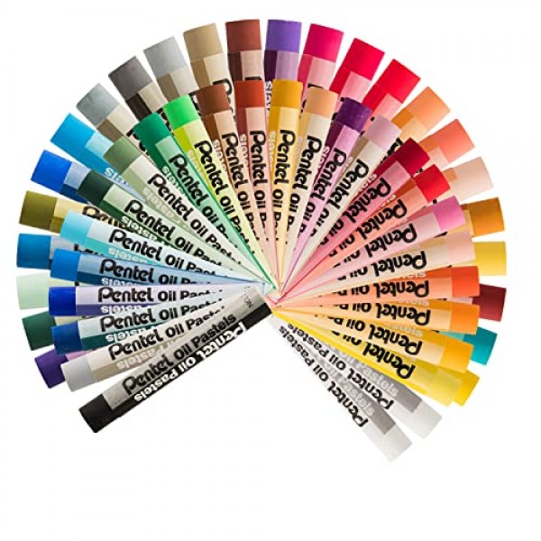 펜텔 오일파스텔 50개/팩-모듬색상