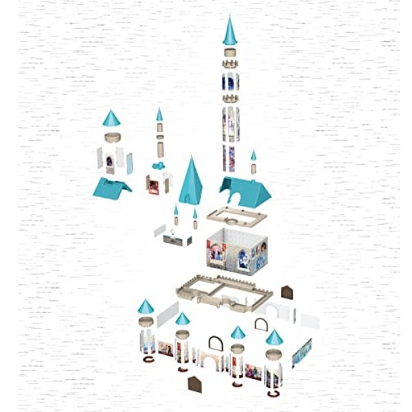 Ravensburger 디즈니 겨울왕국 II 성 216피스 어린이와 성인을 위한 3D 직소 퍼즐 - 11156 - 생일, 휴일 또는 특별한 날에 적합