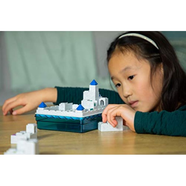 SmartGames 아틀란티스 탈출; 어린이와 성인을 위한 3D 경로 만들기 여행 게임, STEM 중심의 인지 능력 키우기 두뇌 게임 - 8세 이상을 위한 두뇌 자극 게임, 60가지 과제.