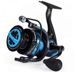 Sougayilang 낚시 릴, 알루미늄 스풀이 포함된 초경량 스피닝 릴, 5.2:1 고속 스피닝 낚시 릴, 민물용 1000-6000 시리즈