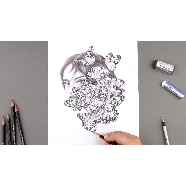 톰보우 68722 MONO 미니 수정 테이프 즉각적인 수정을 위한 사용하기 쉬운 어플리케이터, 투명, 10팩