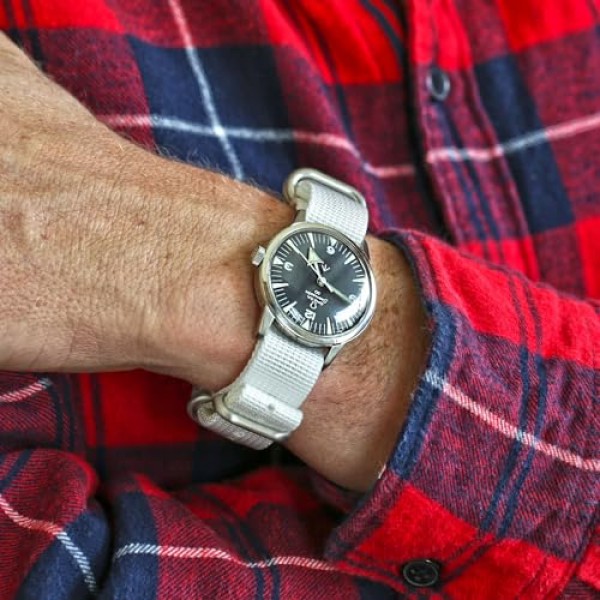 Da Luca 탄도 나일론 밀리터리 시계 스트랩(매트 버클) 18mm 20mm 22mm 24mm 26mm