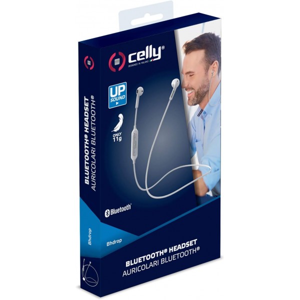 마이크로 및 화이트 컨트롤이 있는 CELLY Bluetooth 헤드폰, Talla Única
