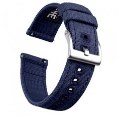 Ritche Canvas 퀵 릴리스 시계 밴드 18mm 20mm 22mm 남성용 여성용 교체 시계 스트랩, 발렌타인 데이 선물