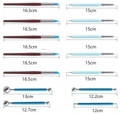 Vasemele 모델링 도구 세트 14 조각 점토 점토 도구에 대한 모델링 도구 도자기 도구 조각 도구 점토 도자기 조각 미술 용품에 대한 점토 모델링 키트