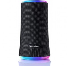 Anker Soundcore Flare 2 Bluetooth 스피커, 360° 사운드, PartyCast 기술, 조정 가능한 EQ, 12시간 재생 시간, 야외, 해변, 뒷마당 파티용 IPX7 방수 무선 스피커(갱신)