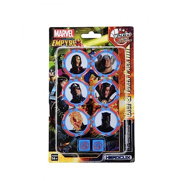 Marvel HeroClix: 어벤져스 판타스틱 4 제국 주사위 및 토큰 팩