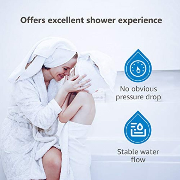 Culligan® WHR-140, WSH-C125, ISH-100, HSH-C135, 샤워 헤드 정수 필터용 Waterspecialist WHR-140 샤워 필터 교체 카트리지, 고급 KDF 여과 재료 포함, 2팩