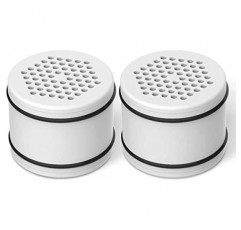 Culligan® WHR-140, WSH-C125, ISH-100, HSH-C135, 샤워 헤드 정수 필터용 Waterspecialist WHR-140 샤워 필터 교체 카트리지, 고급 KDF 여과 재료 포함, 2팩