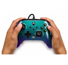 Xbox 시리즈 X|S용 PowerA 고급 유선 컨트롤러 - Aurora Borealis(Amazon 독점)