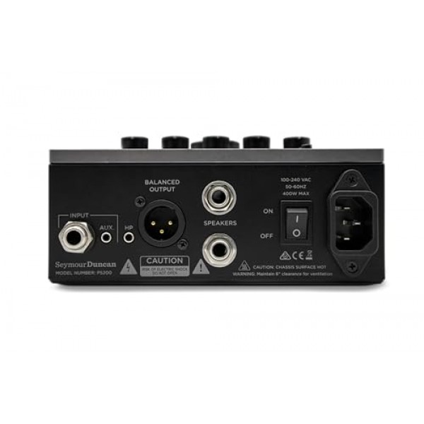 Seymour Duncan PowerStage 200 페달 보드 앰프 - 컴팩트 기타 앰프, 스튜디오 또는 라이브 공연 녹음에 적합