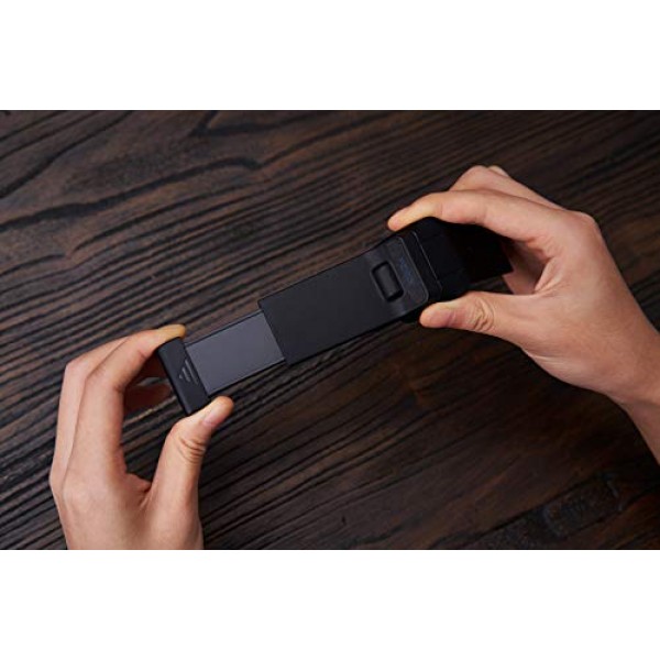 SN30 Pro+ 블루투스 게임패드용 8Bitdo 스마트폰 클립(블랙 에디션)