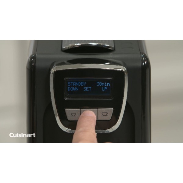 Cuisinart EM-15 디파인드 에스프레소 머신, 13.5(L) x 5.75(W) x 9.5(H), 블랙