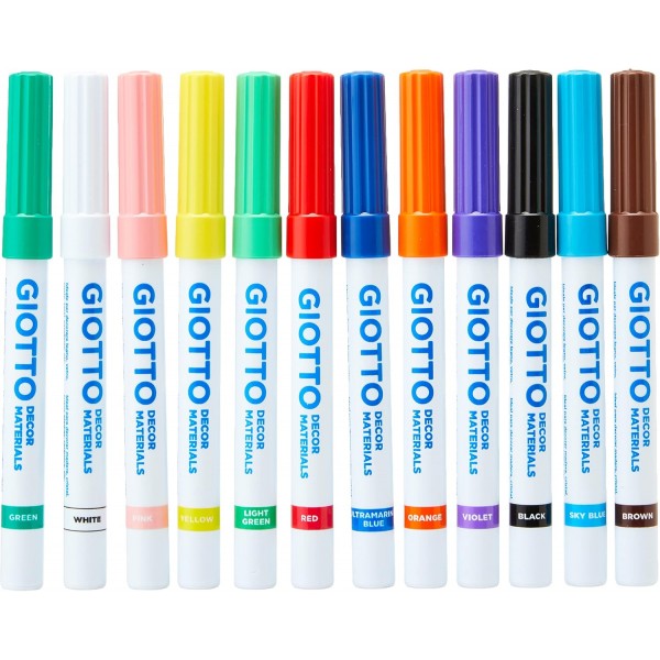 Giotto 5246 00 장식 Fasermaler, 18 x 11,5 x 10,5 cm 48 Stifte