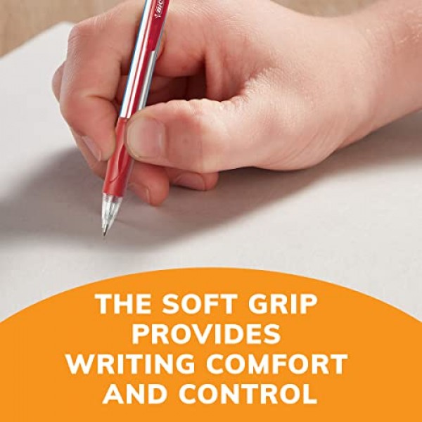 BIC Velocity 강력 리드 샤프 펜슬, 컬러풀 배럴 포함, 두꺼운 포인트(0.9mm), 4개 팩 지우개 포함 샤프 펜슬