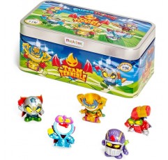 SUPERTHINGS Tin with Team Terrible – 금속 효과가 있는 5가지 독점 SuperThings