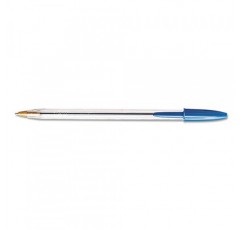 BIC Cristal Xtra Smooth Blue 볼펜, 미디엄 포인트(1.0mm), 12개 팩, 매우 부드럽고 안정적인 볼펜