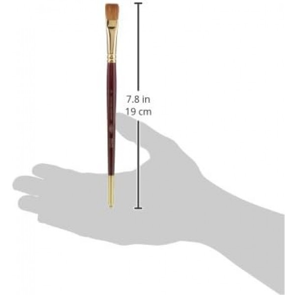 KOH-I-NOOR Flachpinsel 9936 KOLINSKY 6, 브러시, 크기 6, 24.5 x 6.0 x 0.6 cm