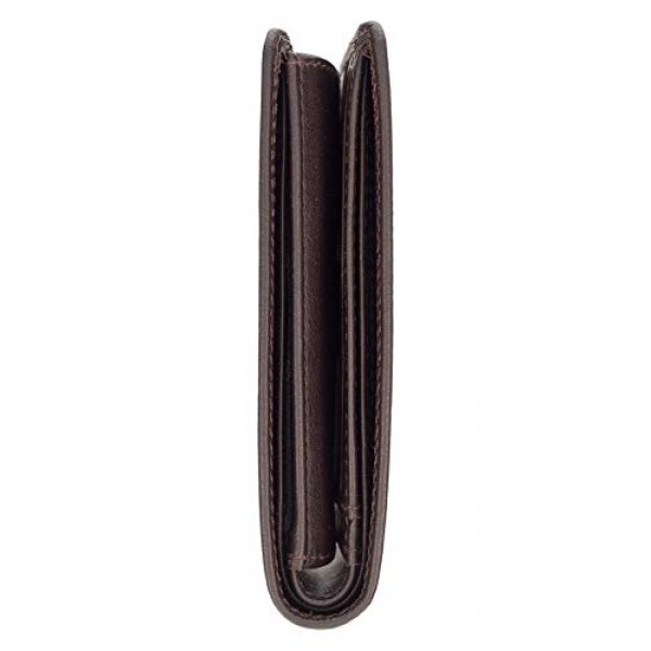 BRAUN BÜFFEL 남성용 정품 가죽 골프 2.0 지갑 - 남성용 지갑 - 카드 슬롯 4 + 3개, 브라운, 클래식