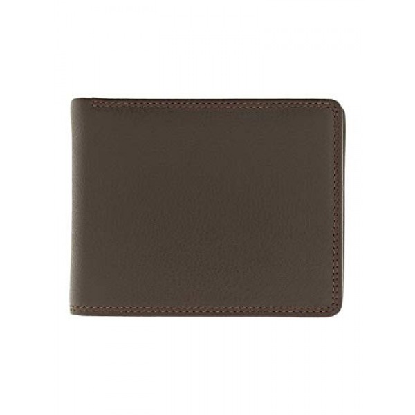 BRAUN BÜFFEL 남성용 정품 가죽 골프 2.0 지갑 - 남성용 지갑 - 카드 슬롯 4 + 3개, 브라운, 클래식