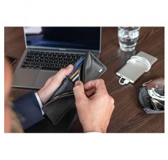 BRAUN BÜFFEL 남성용 정품 가죽 골프 2.0 지갑 - 남성용 지갑 - 카드 슬롯 4 + 3개, 브라운, 클래식