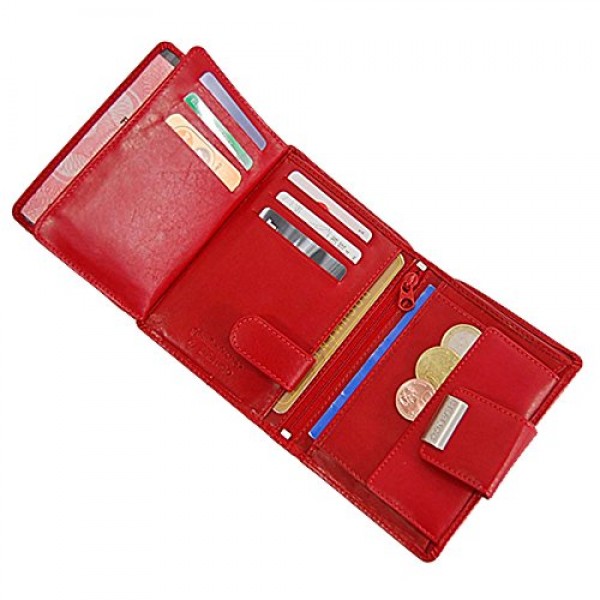 GoBago Branco 여성용 가죽 지갑 지갑 지갑 여성용 지갑 조합 지갑, 블루, 지갑