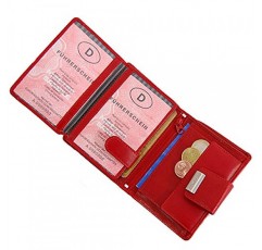 GoBago Branco 여성용 가죽 지갑 지갑 지갑 여성용 지갑 조합 지갑, 블루, 지갑