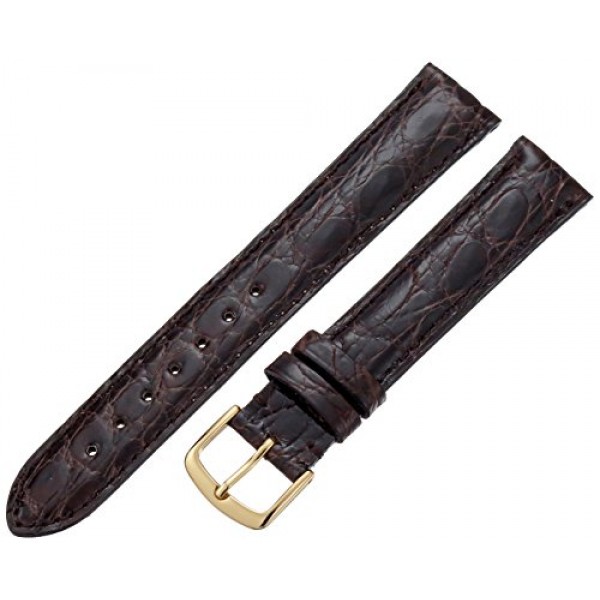 해들리로마 남성용 MS2001RA-160 16mm 블랙 정품 카이만 악어가죽 시계줄