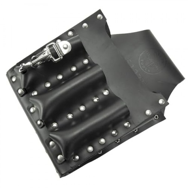 Klein Tools 5127T 도구 파우치, 6개 포켓, 터널 루프