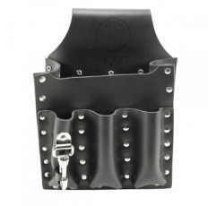 Klein Tools 5127T 도구 파우치, 6개 포켓, 터널 루프