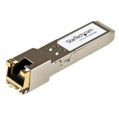 StarTech.com Extreme Networks 10301-T 호환 SFP+ 모듈 - 10GBASE-T - SFP+ - RJ45 Cat6/Cat5e - 10GE 기가비트 이더넷 SFP+ - RJ-45 30m - (10301-T-ST) 300m(984ft) 10Gbps 다중 모드 파이버