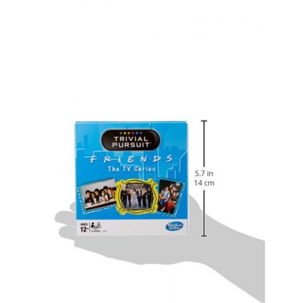 Hasbro Gaming 사소한 추구: 친구 TV 시리즈 에디션 파티 게임; 12세 이상 청소년 및 청소년을 위한 600가지 퀴즈 질문(Amazon 독점)