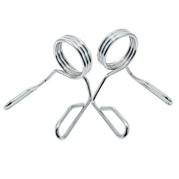 바벨 스프링 칼라 역도 액세서리 올림픽 2 웨이트 바 클립 덤벨 스쿼트용 2인치 고속 잠금 그립 벤치 프레스 쌍으로 판매