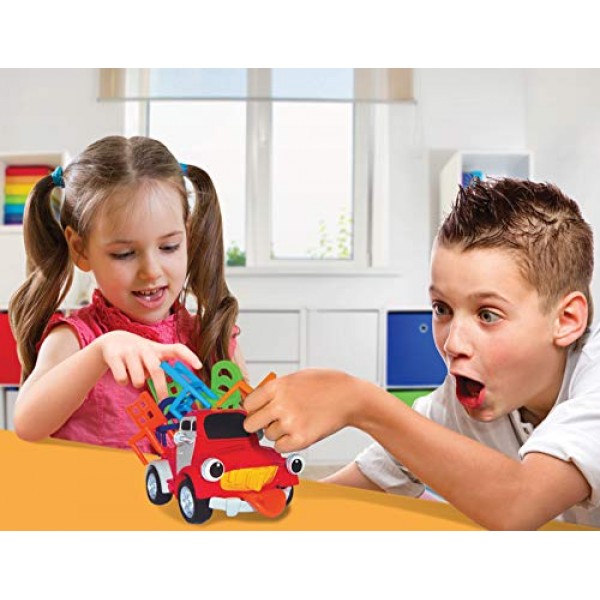 포토라마 픽업 피트 | 최고의 의자 쌓기 게임! 원격 가족 홈 엔터테인먼트에 적합합니다. 전동 픽업 트럭 Pete에 다채로운 의자를 쌓으세요.