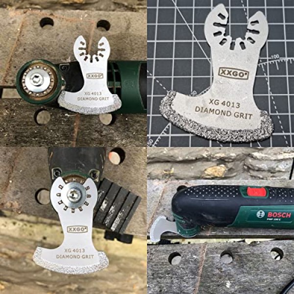 그라우트 제거를위한 20 Pcs Multitool 다이아몬드 블레이드 진동 도구 벽돌 타일 콘크리트 제거 블레이드 XG8020S
