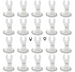 그라우트 제거를위한 20 Pcs Multitool 다이아몬드 블레이드 진동 도구 벽돌 타일 콘크리트 제거 블레이드 XG8020S