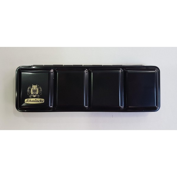 Schmincke Horadam 페인트 상자 12 x 5ml 수채화 물감 + 1 Davinci Synthetics 브러시 트래블