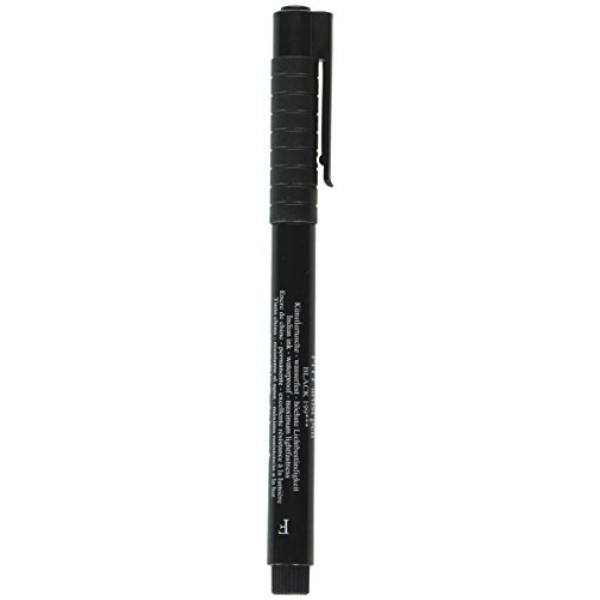 A.W. FABER CASTELL USA FC800011T 피트 아티스트 펜 ​​파인 Bc, 블랙