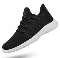 Feethit Mens Slip On 운동화 통기성 경량 편안한 패션 남성용 미끄럼 방지 운동화