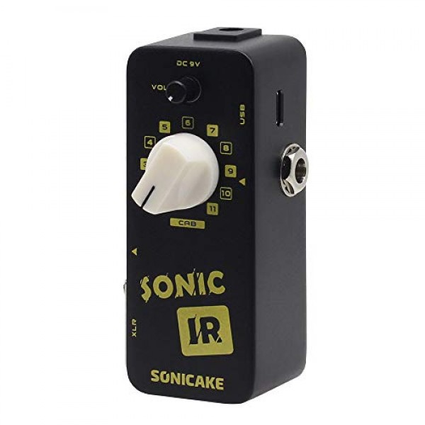SONICAKE IR 페달 스피커 캐비닛 시뮬레이터 임펄스 응답 로더 기타 베이스 효과 페달